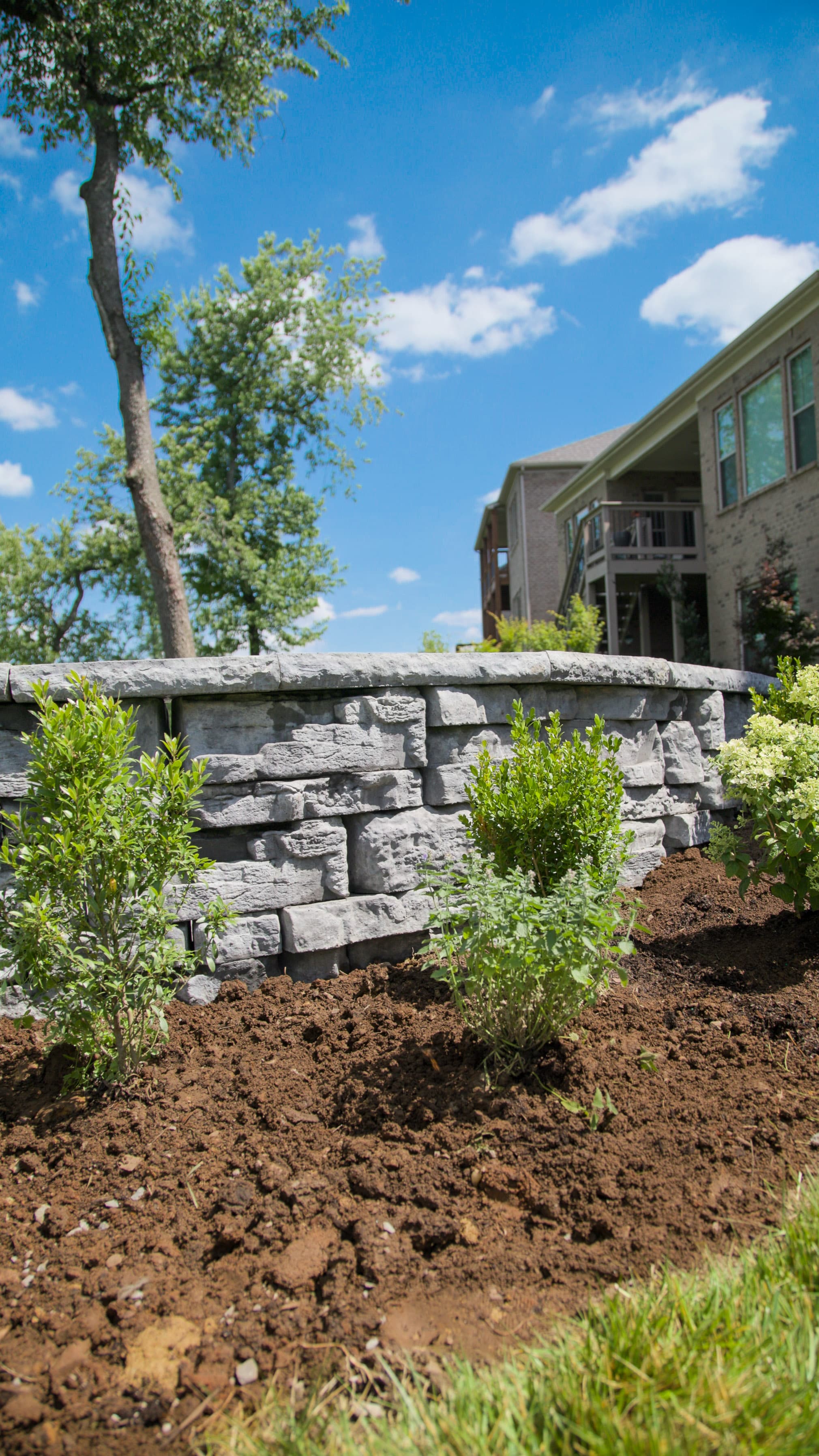 Retaining Wall Installation